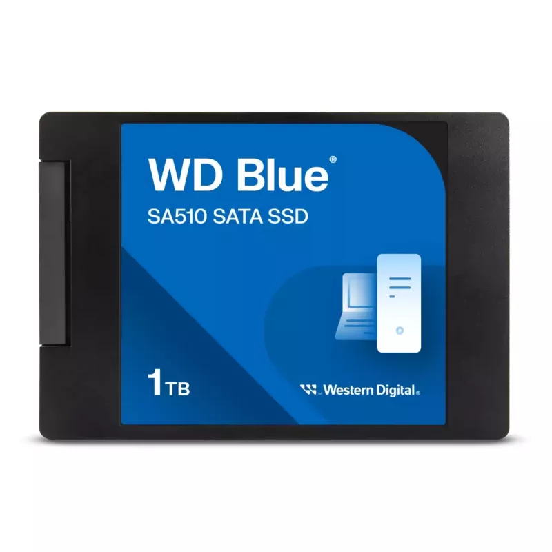 WD Mėlyna SA510 - SSD - 1TB - vidinis - 2.5 (6,4 cm) - SATA 6Gb/s (WDBB8H0010BNC-WRSN)