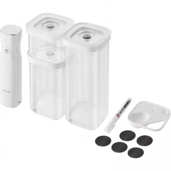 Sandarinimo pradinis rinkinys ZWILLING Fresh & Save Cube 1025401 — plastikiniai indai maistui laikyti