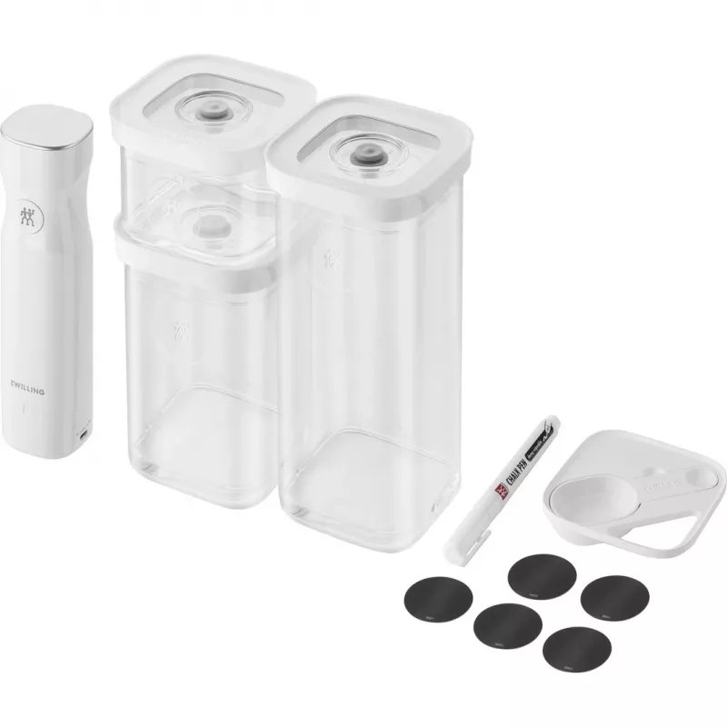 Sandarinimo pradinis rinkinys ZWILLING Fresh & Save Cube 1025401 — plastikiniai indai maistui laikyti