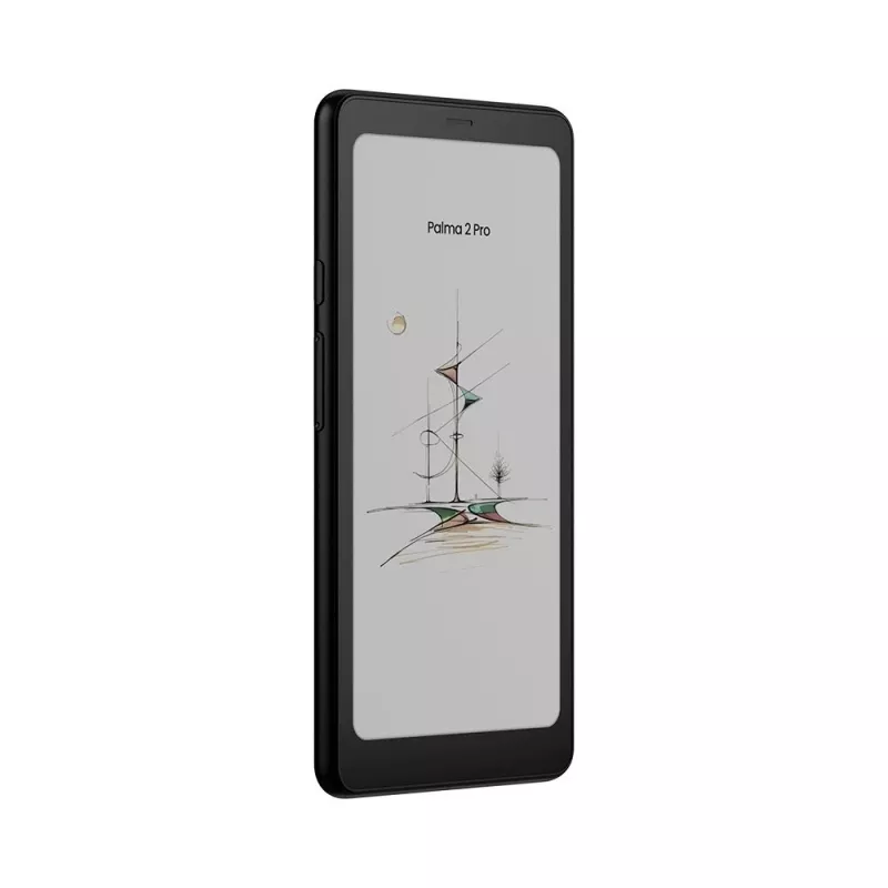 E. skaityklė Onyx BOOX Palma 2 Pro — 6,13 col. 824×1648, 8 GB RAM, 128 GB, Android 15, pirštų atspaudų skaitytuvas, Wi‑Fi, Bluetooth 5.1, SIM lizdas, 3950 mAh, juoda