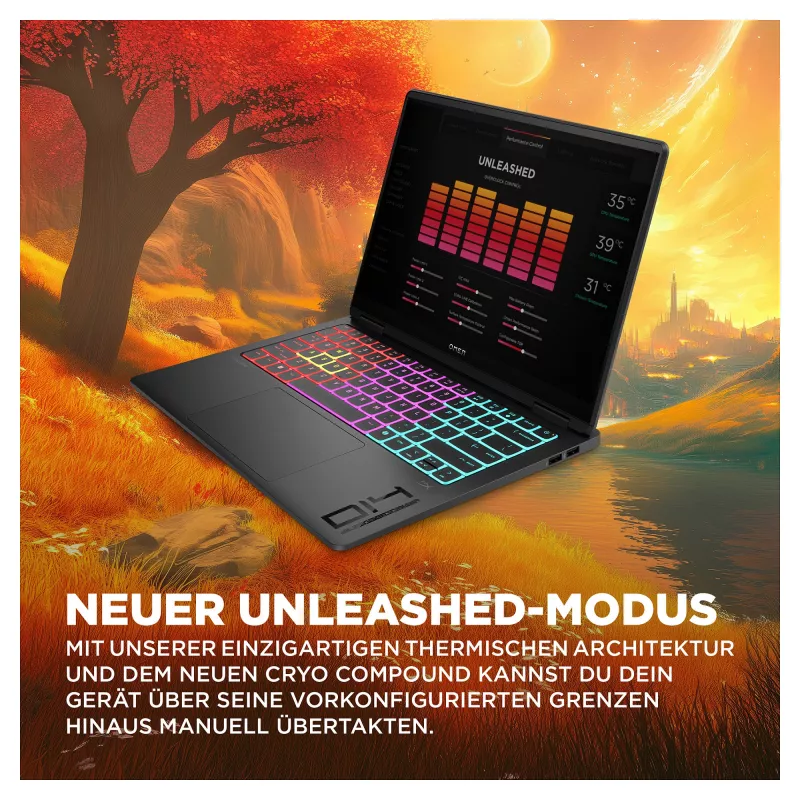 HP OMEN Transcend žaidimų nešiojamasis kompiuteris 14-fb1075ng 14 3K OLED U7-255H 32GB/1TB SSD RTX5060 Win11 - BV8C5EA - ABD (BV8C5EA#ABD)