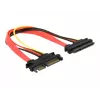 SATA kabelis DeLOCK 84362 0.2 m raudonas