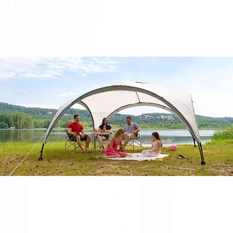 Pavillon renginių pastogė, 4,5 x 4,5 m (šviesiai pilka / pilka)