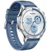 Išmanusis laikrodis HUAWEI WATCH GT5 46mm — 1,43 colio AMOLED, GPS, 524 mAh, nerūdijančio plieno korpusas, mėlyna austa juosta