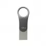 USB atmintinė Silicon Power C80 128 GB USB 3.2 Gen 1 (Type-A / Type-C) titano