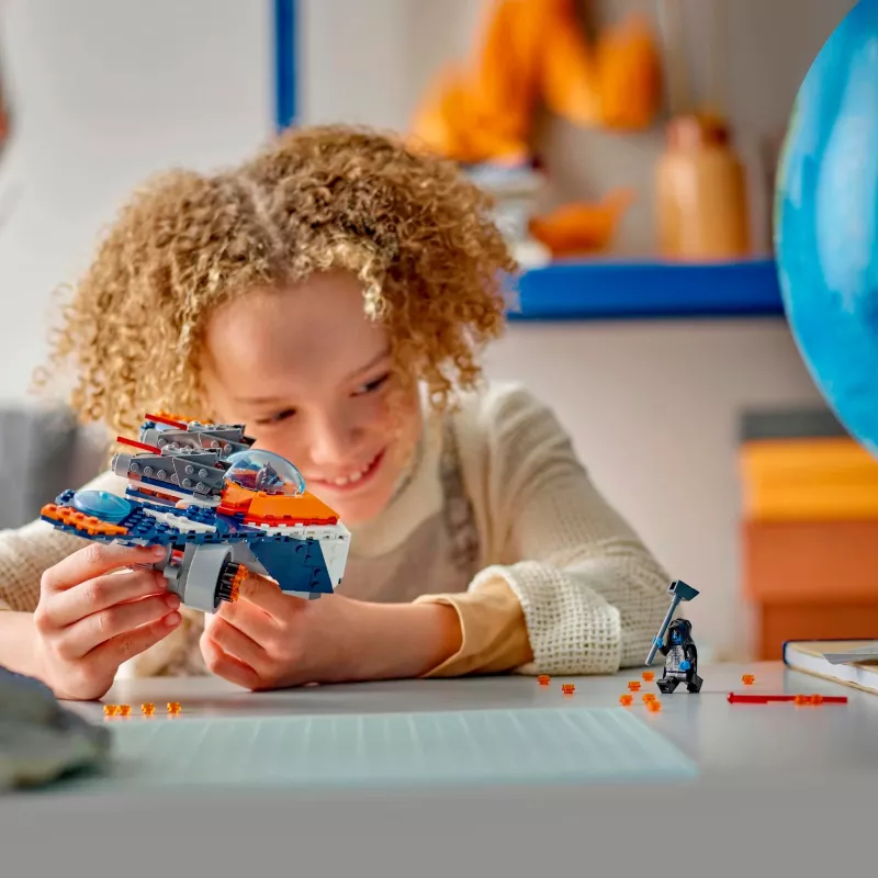 Konstruktorius LEGO Marvel Super Heroes Raketos Erdvėlaivis 76278 — Raketos ir Ronano rinkinys
