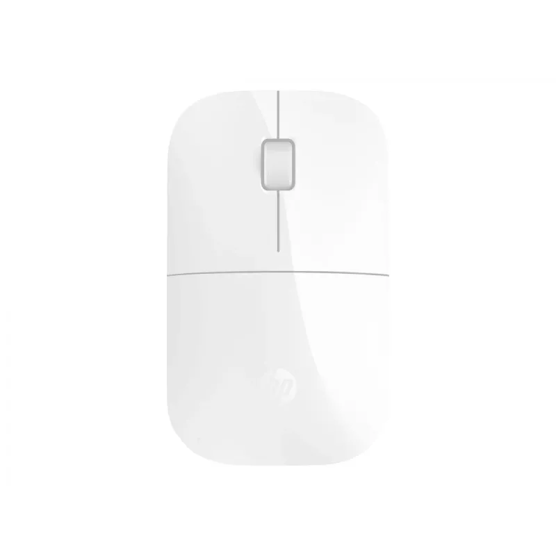 „HP Z3700“ balta belaidė pelė, abiem rankoms tinkama, optinė, RF belaidė, 1200 DPI, balta