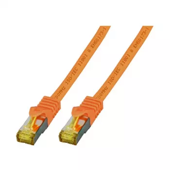 EFB-Elektronik RJ45 komutacinis kabelis Cat.6A S/FTP LSZHCat.7 instaliacinis kabelis oranžinis 5m Gamintojas: EFB Elektronik (MK7001.5O)