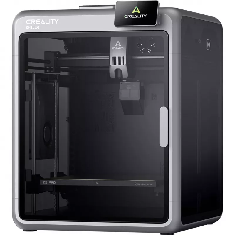 3D spausdintuvas Creality K2 Pro — spausdinimo tūris 300×300×400 mm, dviguba Z ašis