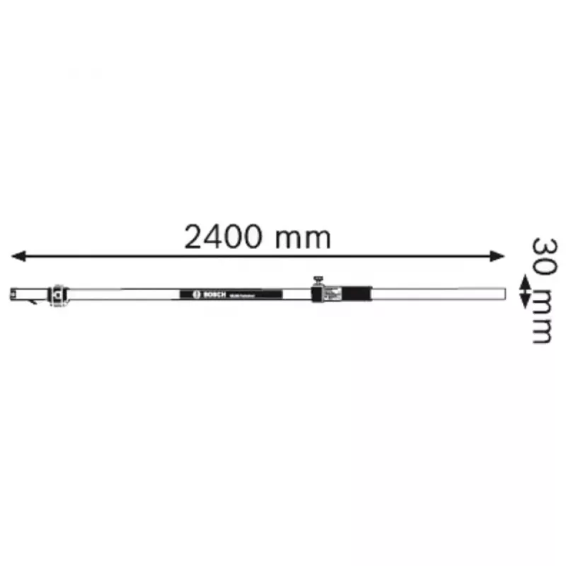 Bosch 0 601 094 100 lazerinio nivelyro priedas niveliavimo matuoklė