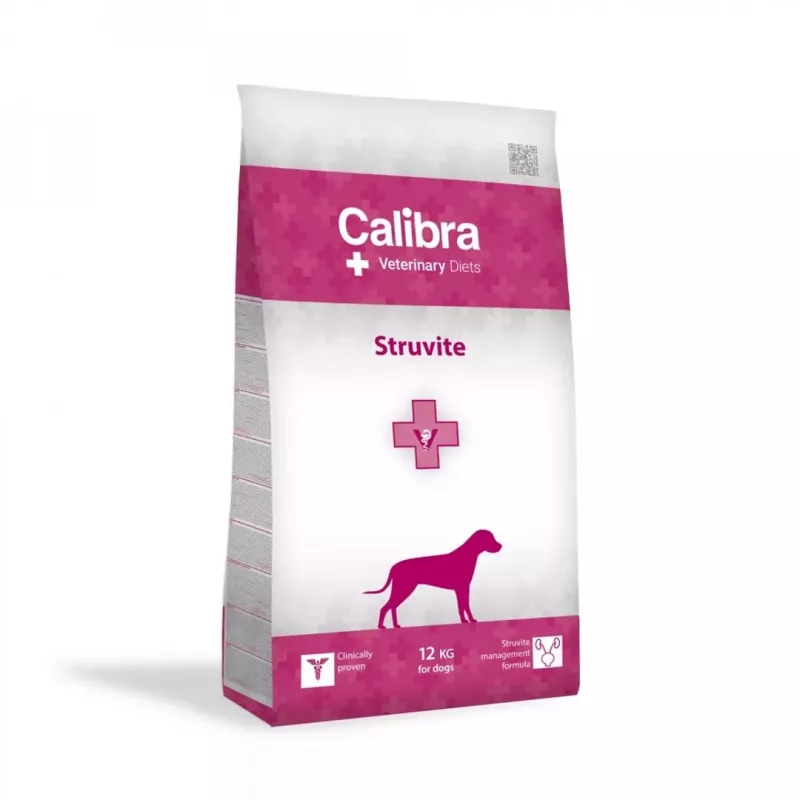 Sausas šunų maistas Calibra Veterinary Diets Struvite 12 kg — veterinarinė šlapimo takų formulė, vištiena, be cukraus, be glitimo