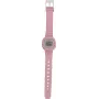Rankinis laikrodis CASIO LA-20WH-4A1EF — moteriškas analoginis skaitmeninis laikrodis, rožinis