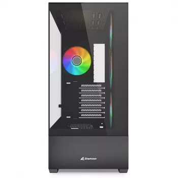 PC korpusas Sharkoon AK6 RGB, ATX, juodas