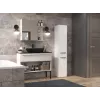 Vonios spintelė-spinta top e shop NEL II BIEL POŁ — laisvai stovinti, 5 lentynos, 310×300×1740 mm, balta