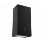 Prie sienos montuojamas virtuvės gartraukis AKPO WK-4 CUBERA WL Juoda Mat T520 M3, 400 mm, 450 m³/h, aliuminio filtras