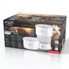 Adler Silikoninis Kelioninis Virdulys | AD 1377 | Kelioninis Virdulys | 600 W | 0,6 L | Silikonas | Baltas