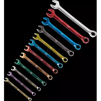 Žiedinių veržliarakčių rinkinys c.k tools T436M12ST — 12 vnt., dydžiai 6–19 mm