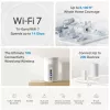 TP-LINK Deco BE68 (3 vnt.) Wi‑Fi 7 tinklinis maršrutizatorių rinkinys