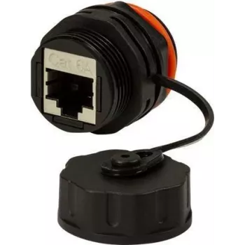 LogiLink Professional tinklo adapteris - RJ-45 (W) į RJ-45 (W) - STP - CAT 6a - lauko - juoda