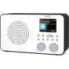 Internetinis radijas TECHNISAT VIOLA 2 C IR — Analoginis ir skaitmeninis imtuvas, DAB+/FM, Wi‑Fi, 3 W, 2,4 colio TFT, 3,5 mm, juoda/baltas