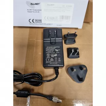 Maitinimo blokas ALLNET ALL-PSU12V5A-EUUSUK-Binder711 12V 5A su Binder 7/11 jungtimi (EU/US/UK kištukai)