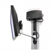 Ergotron LX HD sieninis laikiklis Swing Arm – tvirtinimo komplektas (pasukama svirtis, rankenėlė) televizoriui (pakreipiamas ir pasukamas) – aliuminis – ekrano dydis: iki 106,7 cm (iki 106,70 cm (42 inch)) – tvirtinimo įranga