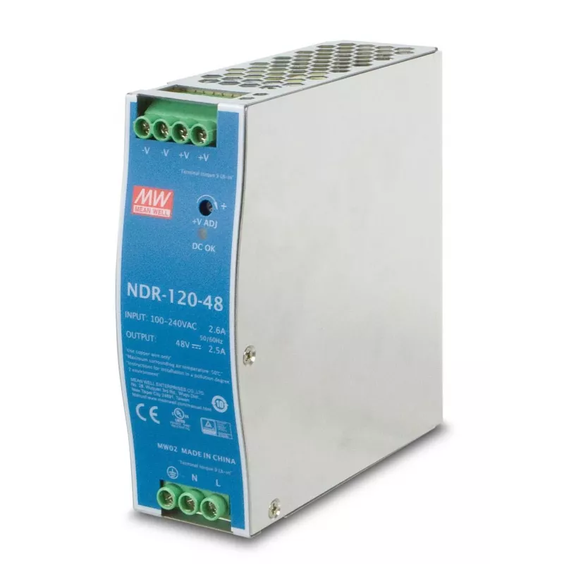 Maitinimo blokas PLANET PWR-120-48 120W mėlynas pilkas