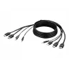 Belkin Secure KVM Combo kabelis – vaizdo / USB / garso kabelis – atitinka TAA – USB, mini lizdas, HDMI (kištukas)