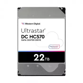 WD Ultrastar DC HC570 - Festplatte - 22TB - intern - 3.5 (8,9 cm) - SATA 6Gb/s - 7200 U/min - Puffer: 512MB - für Intel Next Unit of Computing 13 Extr