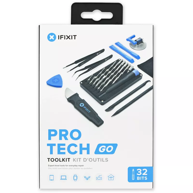 Remonto rinkinys iFixit Pro Tech GO IF145-783-1 elektroninių įrenginių taisymui, nešiojamas komplektas