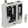 Basetech kabelių testeris BT-200 BT-200 tinka RJ-45, RJ-11, BNC