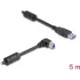DeLOCK USB kabelis Type-A kištukas į Type-B kištuką 90° kampuotas dešinėn 5 m