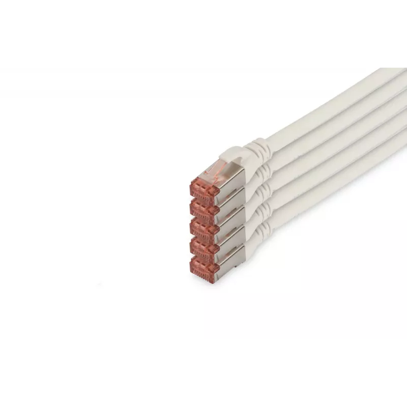Tinklo kabelis Digitus CAT 6 S/FTP RJ-45 10m baltas
