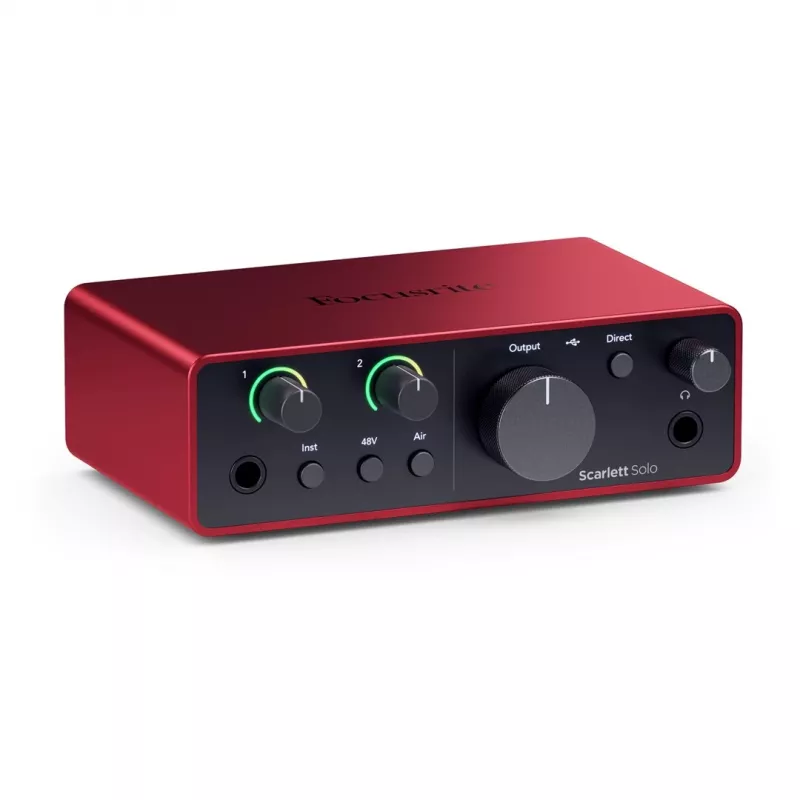 Focusrite Scarlett Solo 4th Gen - 2 kanalų garso sąsaja