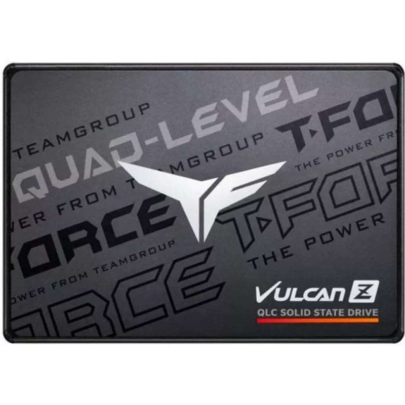 VULCAN Z QLC 4 TB, SSD juoda/pilka, SATA 6 Gb/s, 2,5 inch
