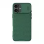 Apsauginis telefono dėklas Nillkin CamShield Pro, skirtas iPhone 16 Plus, žalias, slankiojantis kameros dangtelis