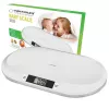 Elektroninės kūdikių svarstyklės ESPERANZA EBS019 — talpa 0,03–20 kg, 0,01 kg padala, didelis 60×25 mm LCD, balta