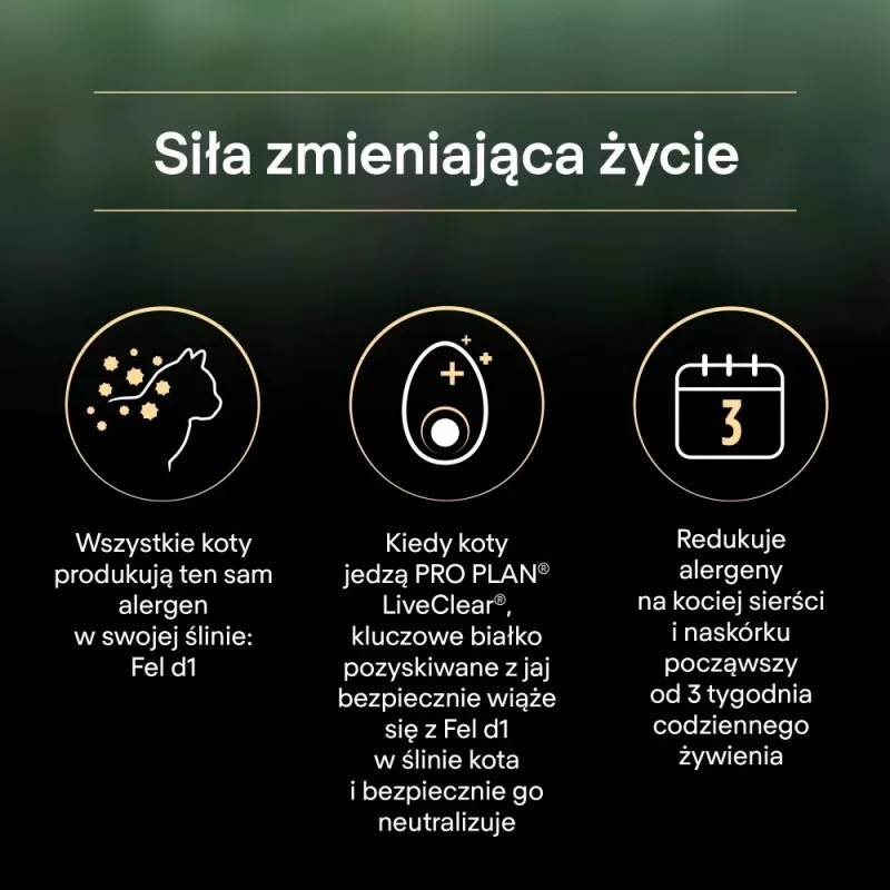 PURINA PRO PLAN LIVECLEAR STERILISED ADULT su lašiša 1,4 kg