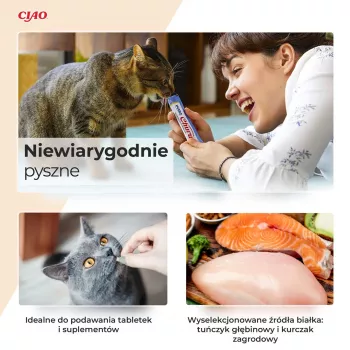 INABA Churu rinkinys Tunas – kačių skanėstai – 60 x 14 g