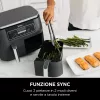 Ninja AF300 Dvigubas 7,6 L Laisvai pastatomas 1690 W Karšto oro gruzdintuvas Juodas