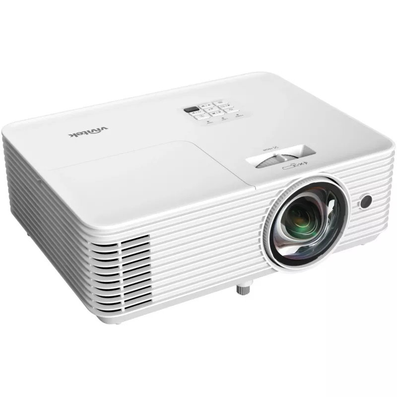Trumpojo nuotolio projektorius Vivitek DX335ST — 3200 ANSI liumenų, WXGA 1280×800, projekcijos santykis 0,52:1, 16 W garsiakalbis, HDMI 2.0