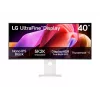 LG UltraWide 40WT95UF-W LED monitorius 100,9 cm (40 colių), balta/juoda, 5K2K, Nano-IPS, lenktas, Thunderbolt 5.0, KVM jungiklis, grandinės jungimas, 120 Hz skydelis (40WT95UF-W.AEU)