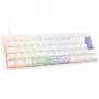 Ducky One 2 Pro Mini Balta Edition žaidimų klaviatūra, RGB LED - Cherry Sidabrinė