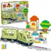Žaislinis traukinio rinkinys LEGO DUPLO Interactive Adventure Railway 10427, 57 dalys, 2 minifigūrėlės, nuo 2 metų