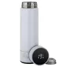 Extralink Smart Travel Mug White, terminis puodelis su temperatūros ekranu
