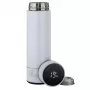 Extralink Smart Travel Mug White, terminis puodelis su temperatūros ekranu