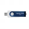 USB atmintukas Patriot Memory 64 GB dvigubas USB A+C PS64GX550AAD balta mėlyna