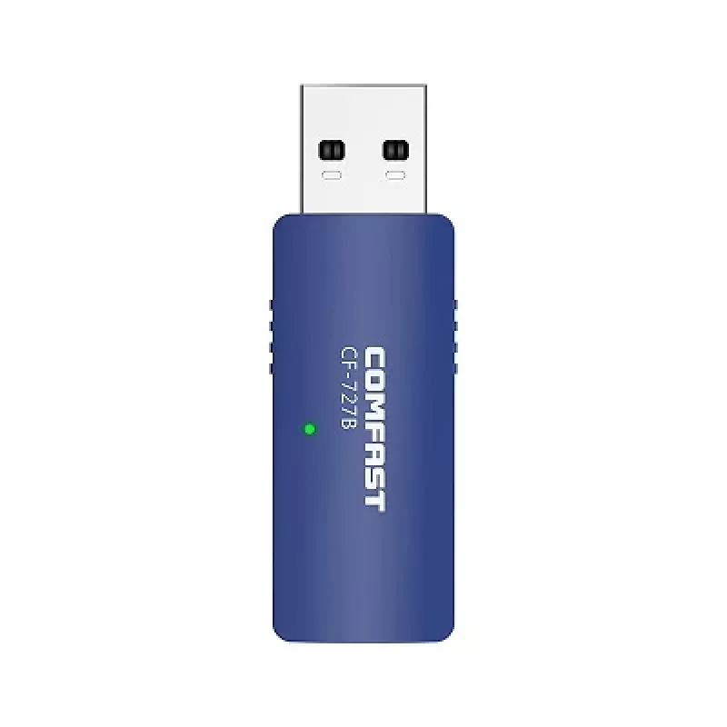 USB Wi‑Fi ir Bluetooth adapteris Comfast CF-727B, dviejų juostų 2,4/5 GHz, iki 1300 Mbps