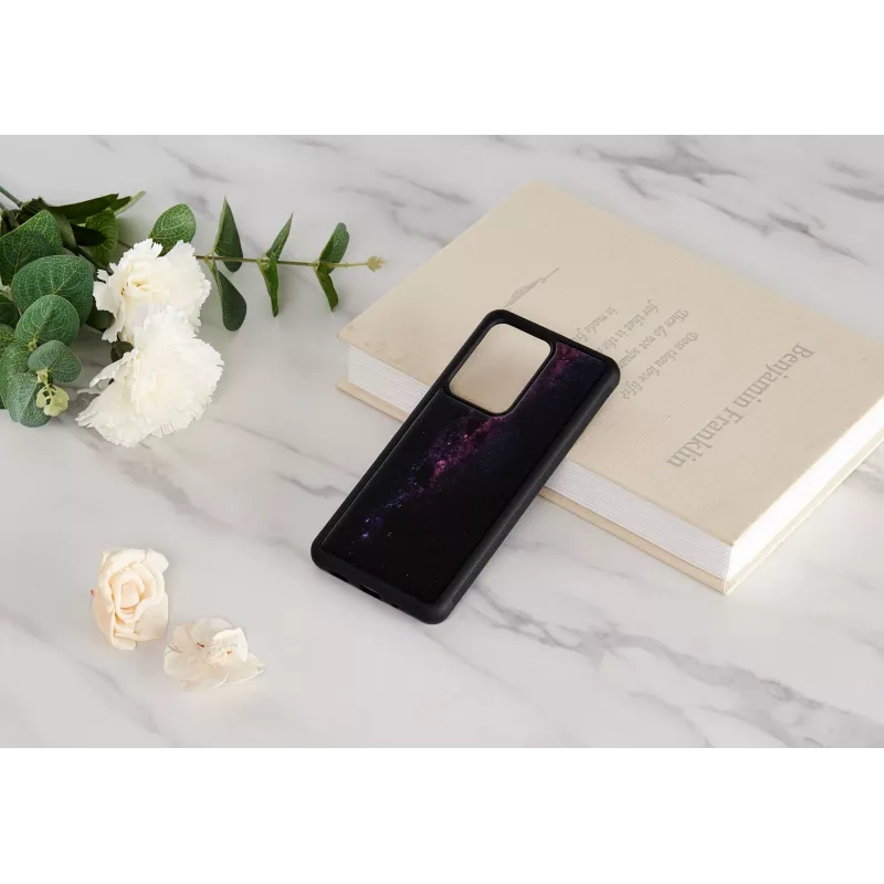 Apsauginis dėklas iKins Samsung Galaxy S20 Ultra – juodos Milky Way apdailos
