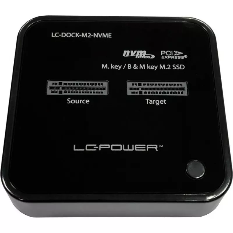 Doko stotelė LC-Power LC-DOCK-M2-NVME M.2 NVMe USB 3.1 vienam M.2 NVMe SSD